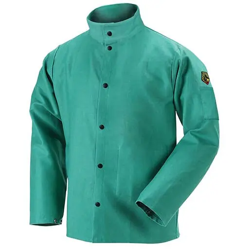 Black Stallion F9-30C-2XL TruGuard 200 Flame Resistant Cotton Welding Jacket 2XL