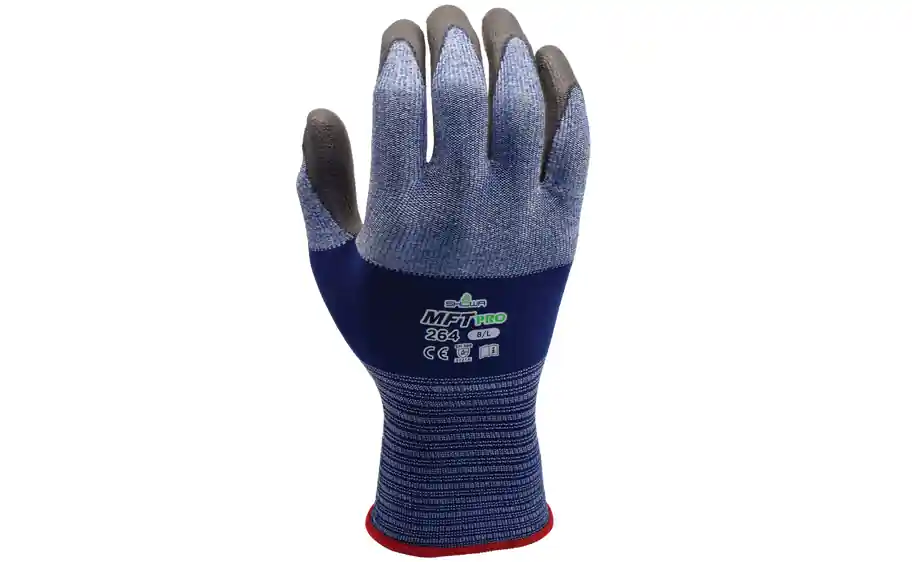 Showa 264M-07 Mft Pro Coated Palm Gloves Medium