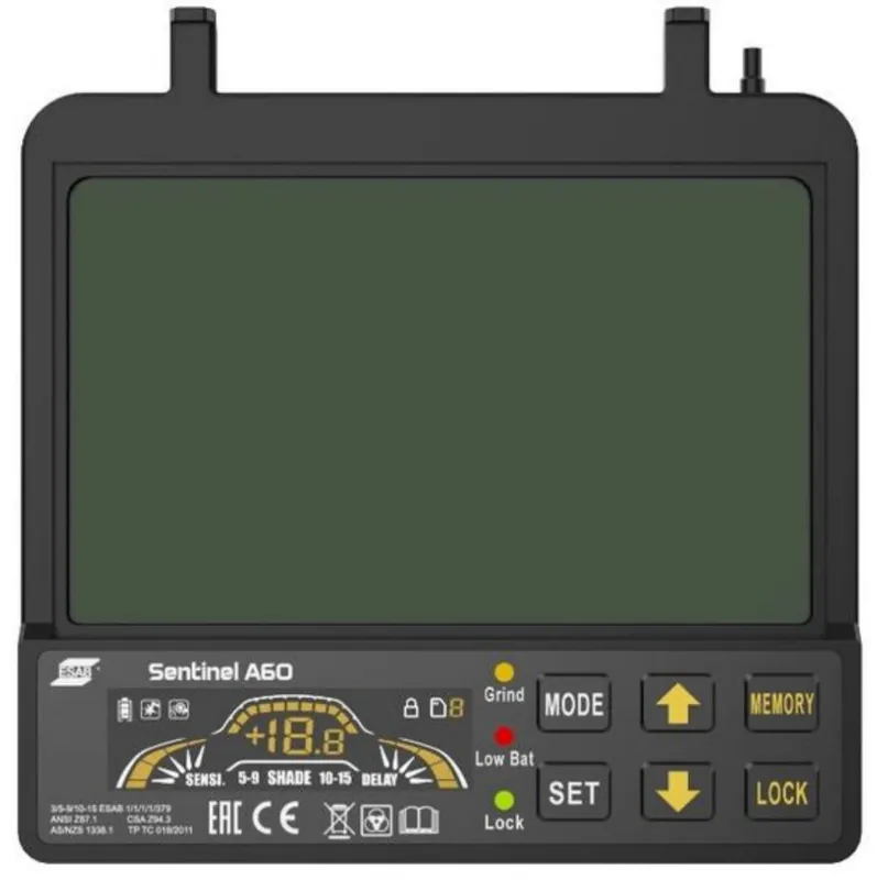 Esab 0700600865 Sentinel A60 Auto Darkening Filter ADF (excl. batteries)