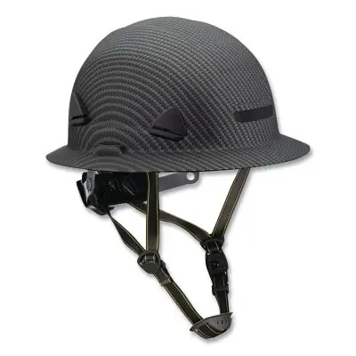 Honeywell Fibre-Metal CSH12080 Fibre-Metal Climbing Style Full Brim Safety Helmet Type II, Class E, Ratchet Suspension, Non-Vented, Hydrographic