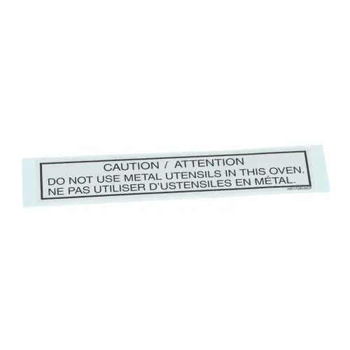 Panasonic H01728U0CP caution label adhesive pes