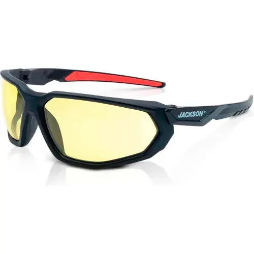 Jackson Safety 45103 HyperGuard F–Series Safety Glasses Amber Anti–Fog Lens
