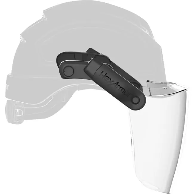Hexarmor 17-13001 xp magnetic face shield with adapter