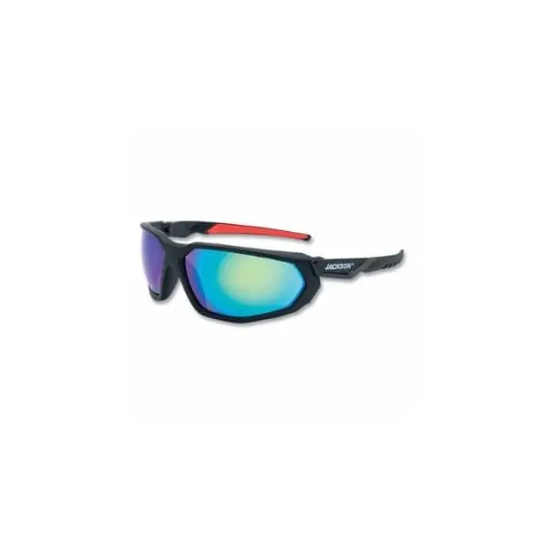 Jackson Safety 45106 HyperGuard F-Series Safety Glasses Green Mirror Lens