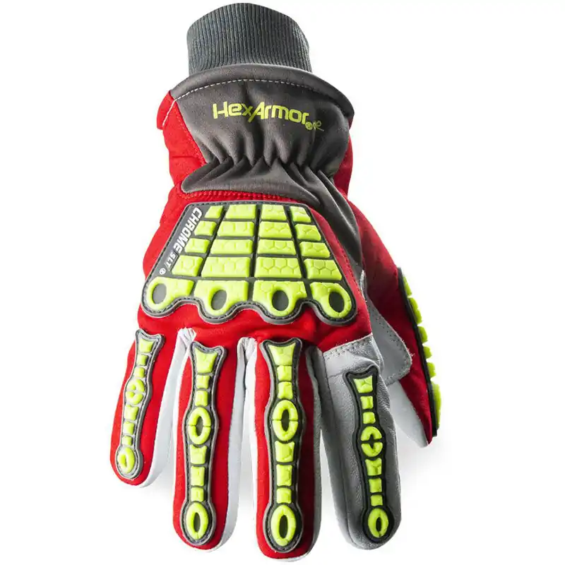Hexarmor 4073W-XS (6) Chrome SLT Goatskin Leather And C100 Thinsulate And TPR Cut Resistant Gloves