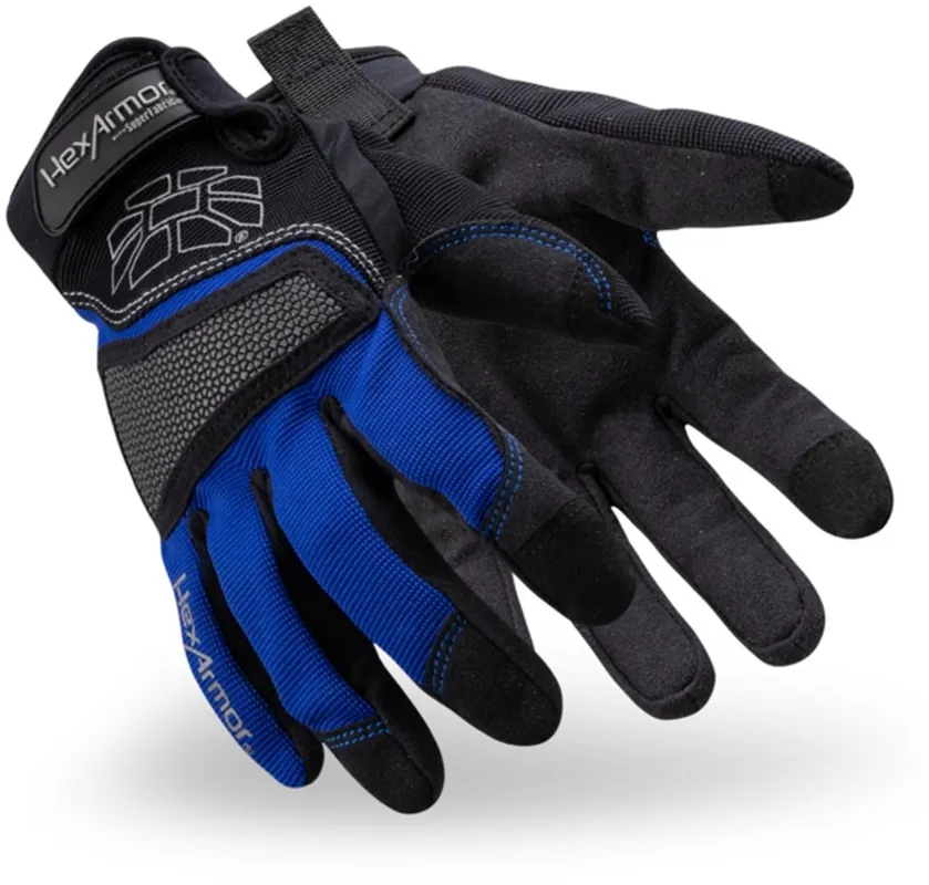 Hexarmor 4018-XL (10) Cut Resistant Mechanics Gloves, A6 Cut Level, Uncoated, XL, 1 PR