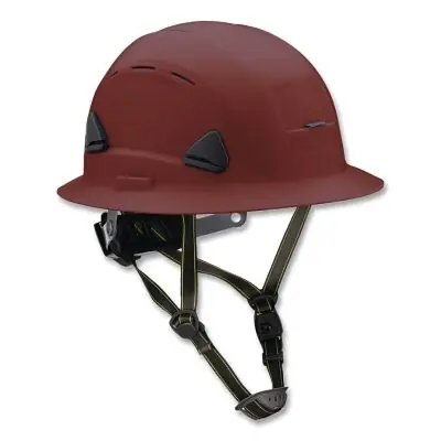Honeywell Fibre-Metal CSH13012 Fibre-Metal Climbing Style Full Brim Safety Helmet Type II Class C Ratchet Suspension Vented