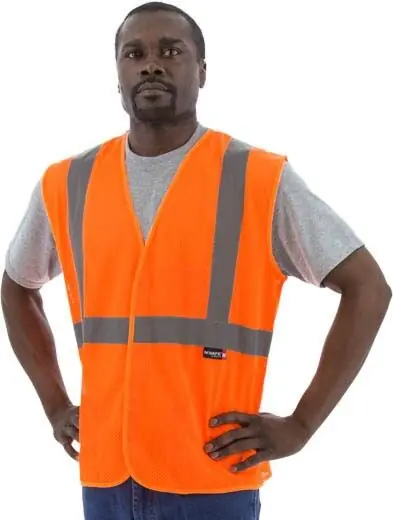 Majestic 75-3204/X2 Hi-Viz Mesh Vest 2X-Large