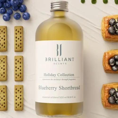 Brilliant Scents BLUEBERRYSHORTBREAD-500ML Blueberry Shortbread 500ML