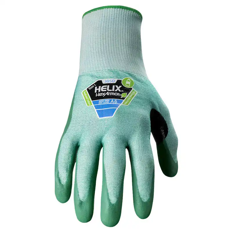 Hexarmor 3050-L (9) HELIX A6 18G HPPE/GLASS/STEEL