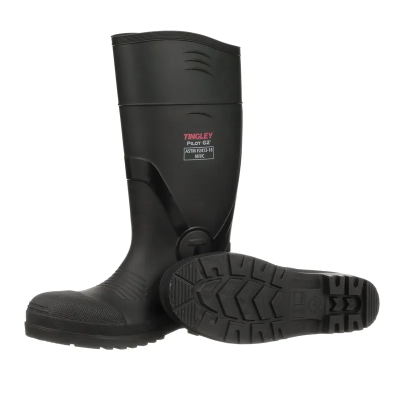 Tingley 31261.13 Pilot G2 Knee Boot, Men's, SZ 13, 15.8 in H, Composite Safety Toe