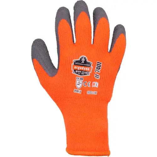 Ergodyne 17893 Proflex 7401 Coated Waterproof Winter Work Gloves, Medium, Case