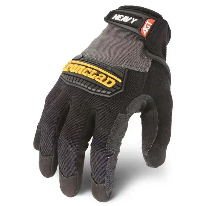 Ironclad HUG-03-M Heavy Utility Gloves, Reinforced Palm, Size Medium