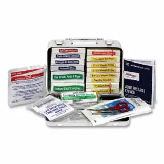 Medi-First 16UPA Class A Kit, First Aid, 16 Unit, Plastic Case, Carry Handle