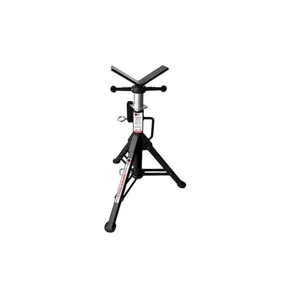 Sumner 3900 V-Head Pipe Stand For 24 in Metal Pipe, 2500 lb Load Capacity, Folding Leg