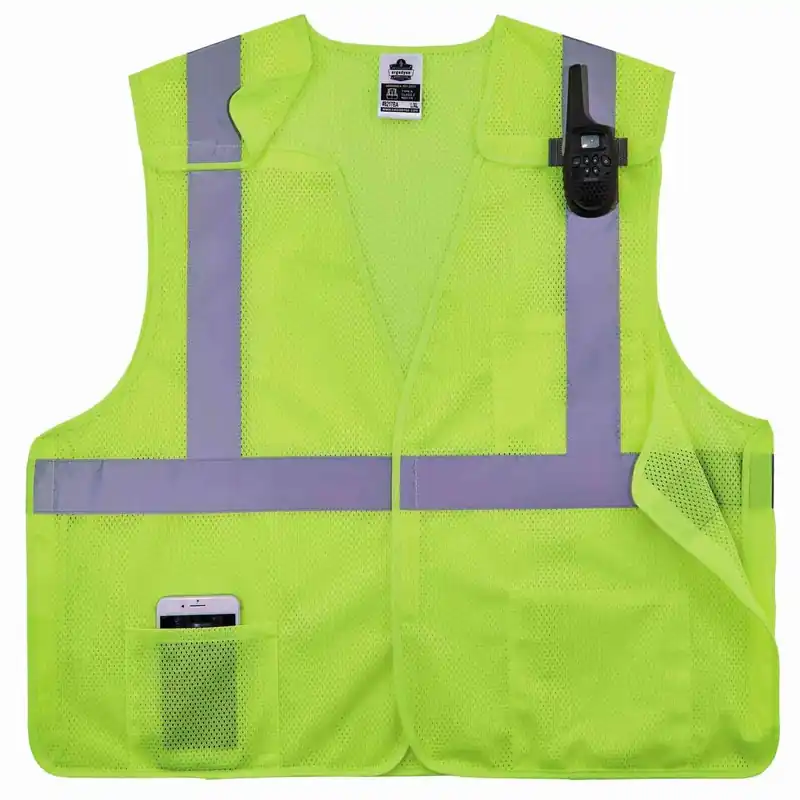 Ergodyne 21525 GloWear 8217BA polyester mesh vest Large/X-Large