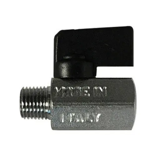 Midland Industries 46904I 3/8 m x f Chrome Mini Ball Valve