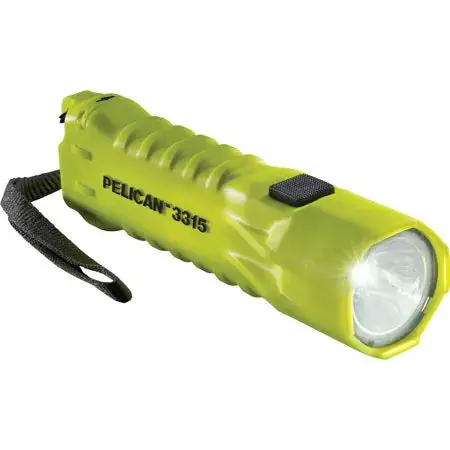 Pelican 033150-0300-245 Flashlight 3315, 3 AA Batteries, In Vendible Tube