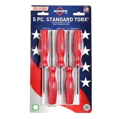 Mayhew 26033C 5pc Torx Screwdriver Set