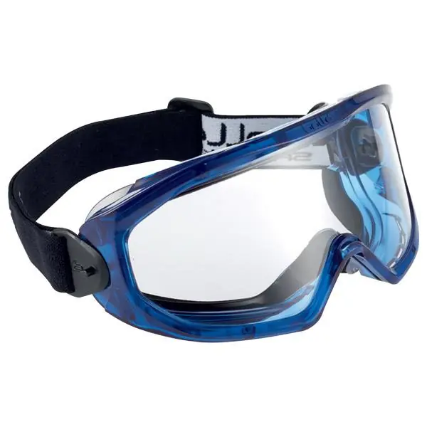 Bolle Safety 40296 Superblast Safety Goggles, Sealed, Platinum Coating, 1/Each