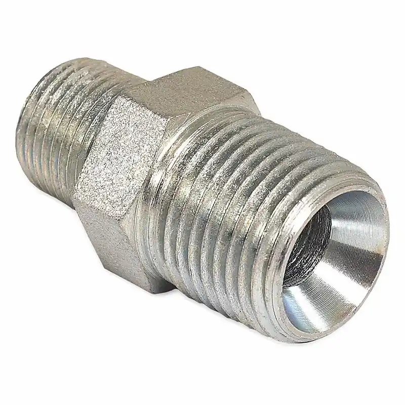 Mi-T-M 24-0024 nipple 1/2Mpx3/8Mp hex steel