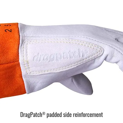 Black Stallion 25KXL Grain Kidskin Tig Welding Gloves X-Large