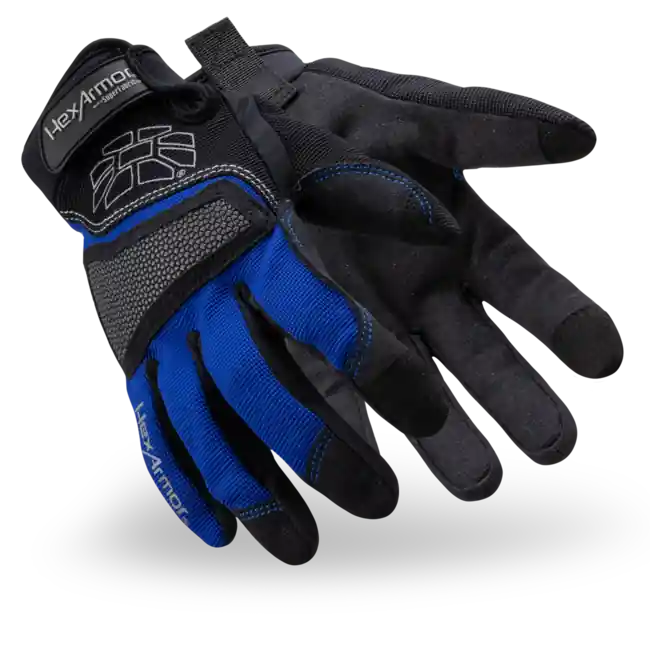 Hexarmor 4018-L (9) Cut Resistant Mechanics Gloves, A6 Cut Level, Uncoated, L, 1 PR