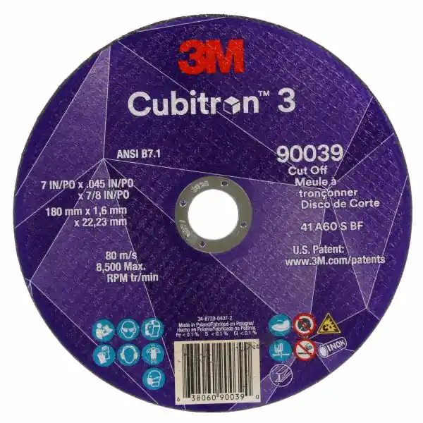 Cubitron 7100398661 3M™ Cubitron 3 Cut-Off Wheel 60+ (25/Pack)