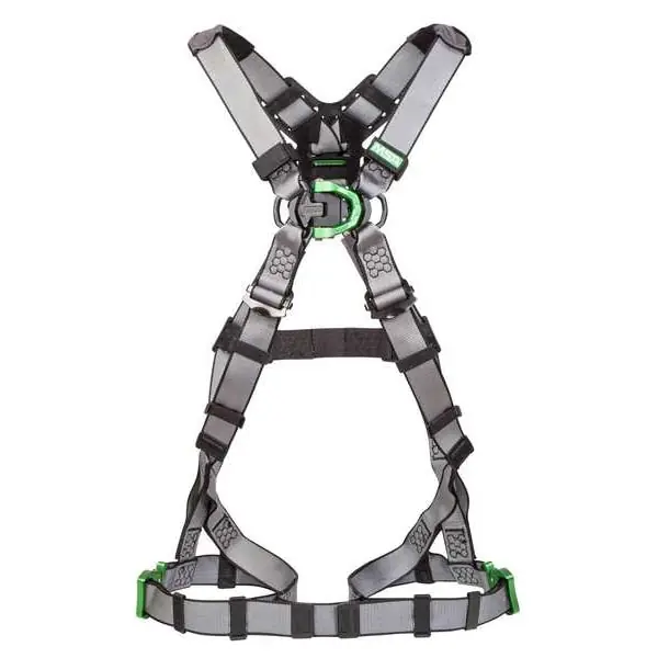 Msa Safety 10195043 V-Fit Full Body Harness, XL, 400 Lb., Quick-Connect Chest/