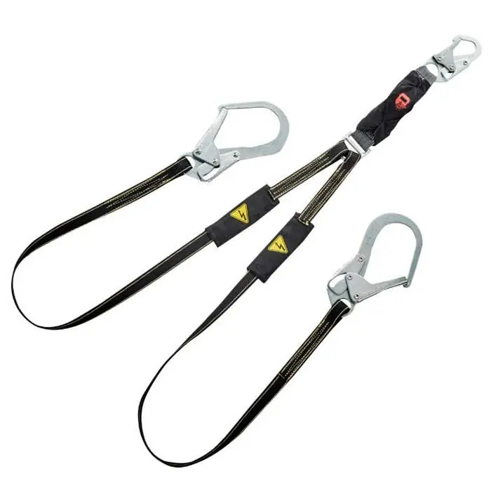 Msa Saftey 10199056 V-Series Leading Edge Safety Lanyard 6 feet Twin