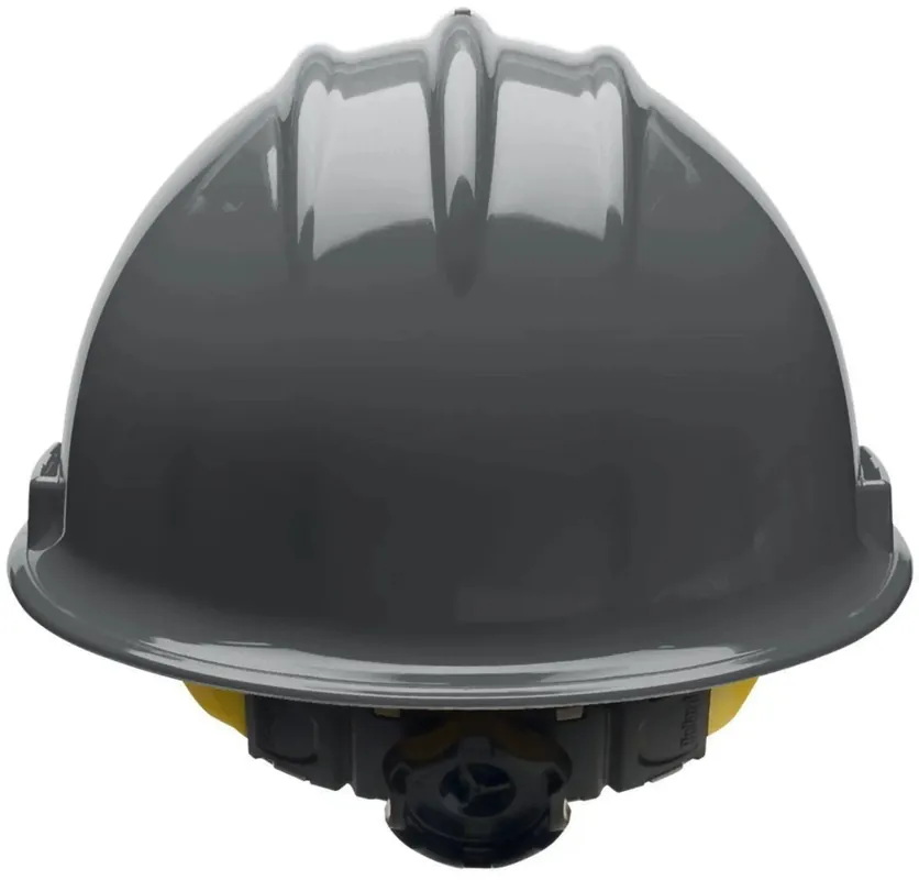Bullard 30DGR C30 Gray HDPE Cap Style Hard Hat With Ratchet/6 Point Ratchet Suspension
