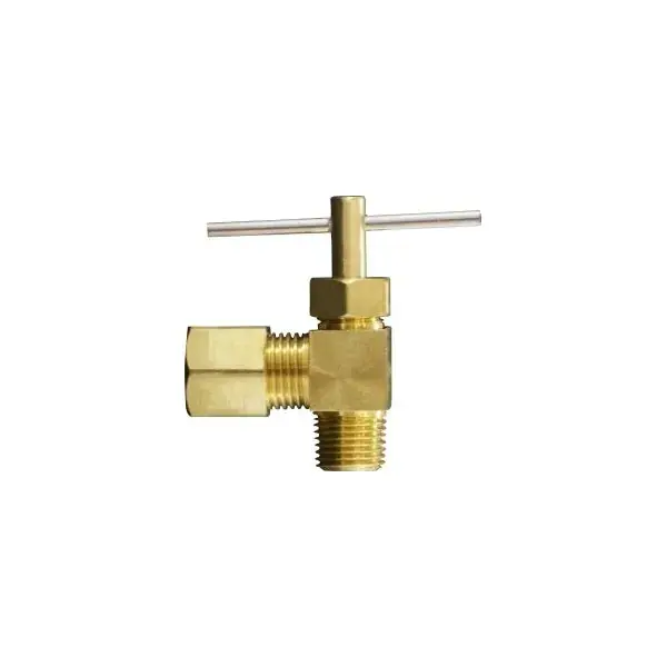 Midland Industries 46011 1/4x1/8 Comp X M 90 Needle Valv