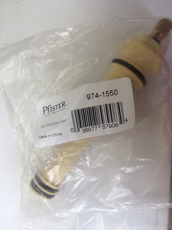 Pfister 974-1550 4 5/8 inch ceramic disc cold side cartridge for F049CSCC