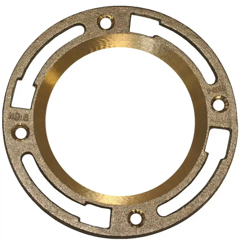 Prier Products C-121-06 C-121 Series 4 x 3/8 in. Closet Flange in Brass