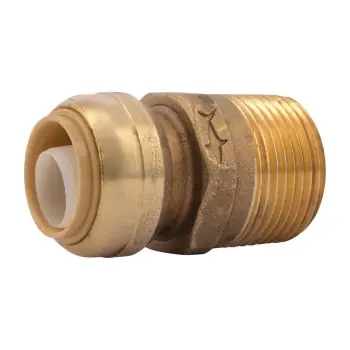 Reliance Worldwide Corporation U139LF SharkBite 3/4 Inch x 1 Inch MNPT Adapter, Pack of 6