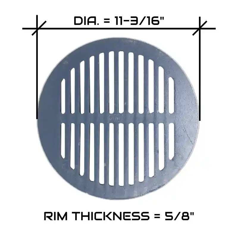 Zurn P541-DG-GRATE Replacement Grate 11-3/16 inch REPLACEMENT 50453-1