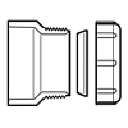Spears P104X-020 2 PVC DWV F/Trap ADPT W/ Chrm Nut Hxslip