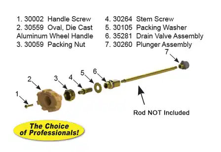 Woodford RK-30 Model 30 Repair Kit