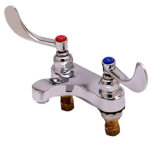 T&S Brass B-0890 / TX. NET ITEM Faucet Lavatory w/Wrist Blades Chrome Plated