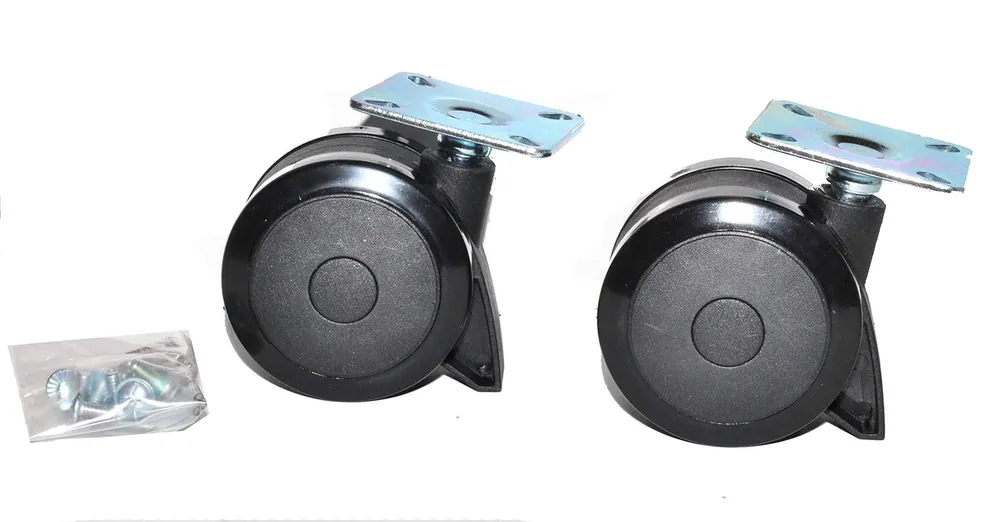 Weber 69827 Fixed Grill Casters W/ Plate For Spirit E-210 E-310 (2 PK)