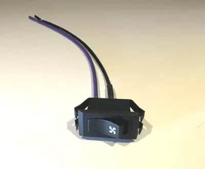 Vent-A-Hood P1431 Single Speed Motor Rocker Switch