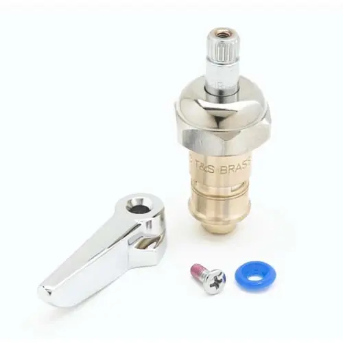 T&S Brass 012447-25NS/ NAPSD BULK Ceramic Check Stem Cold With Bonnet And Handle