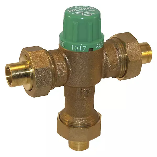 Watts ZW1017XL Aqua-Gard Thermostatic Mixing Valve