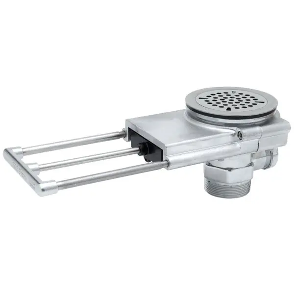 T&S Brass B-3992-3X Modular Waste Drain Valve with Pull Handle, 3 inches Handle Extension, and 3 1/2 inches Sink Opening