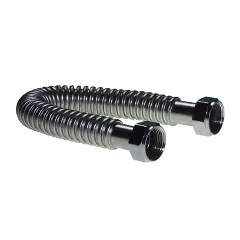 Rectorseal SWC1-24 Falcon Stainless 1 in. FIP X 1 in. D FIP 24 in. Stainless Steel Water Heater Supply Conne