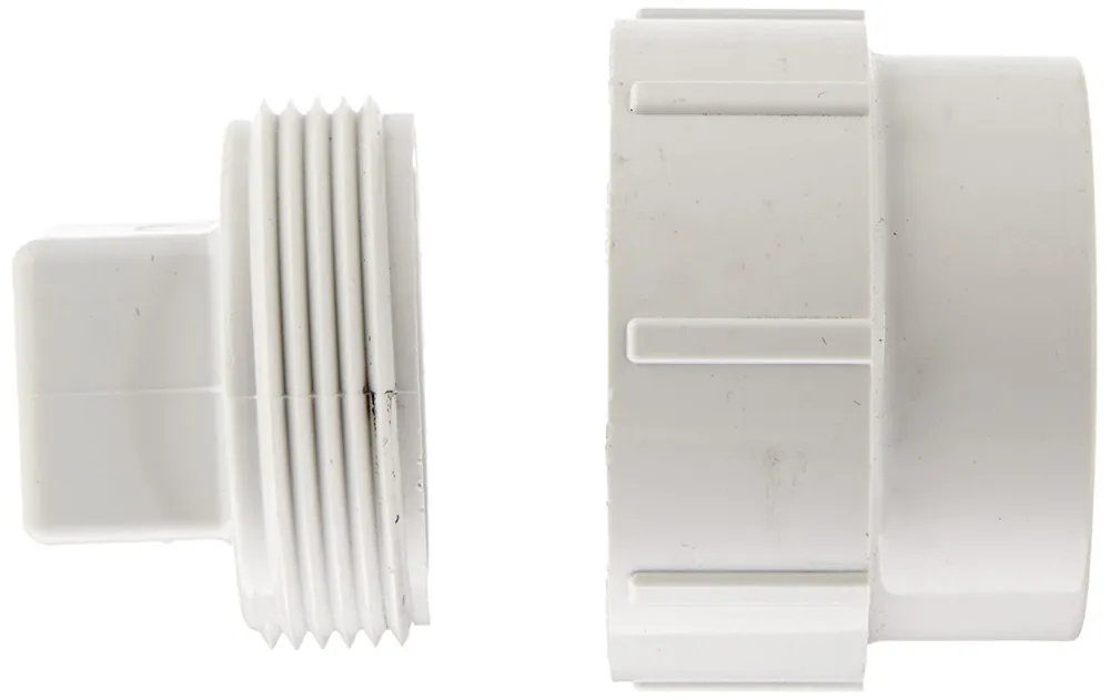 Spears P105X-015 1-1/2 PVC DWV C/O Adapter Spgx Fpt W/Plug
