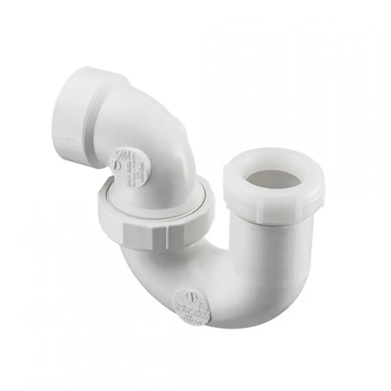 Spears P711P-015 1-1/2 L.A. Patrn P-Trap W/Pl Nt Slipxhub