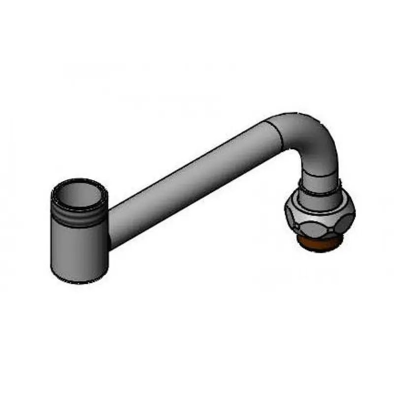 T&S Brass 151X Nozzle Swivel 6 inches Long Back Section