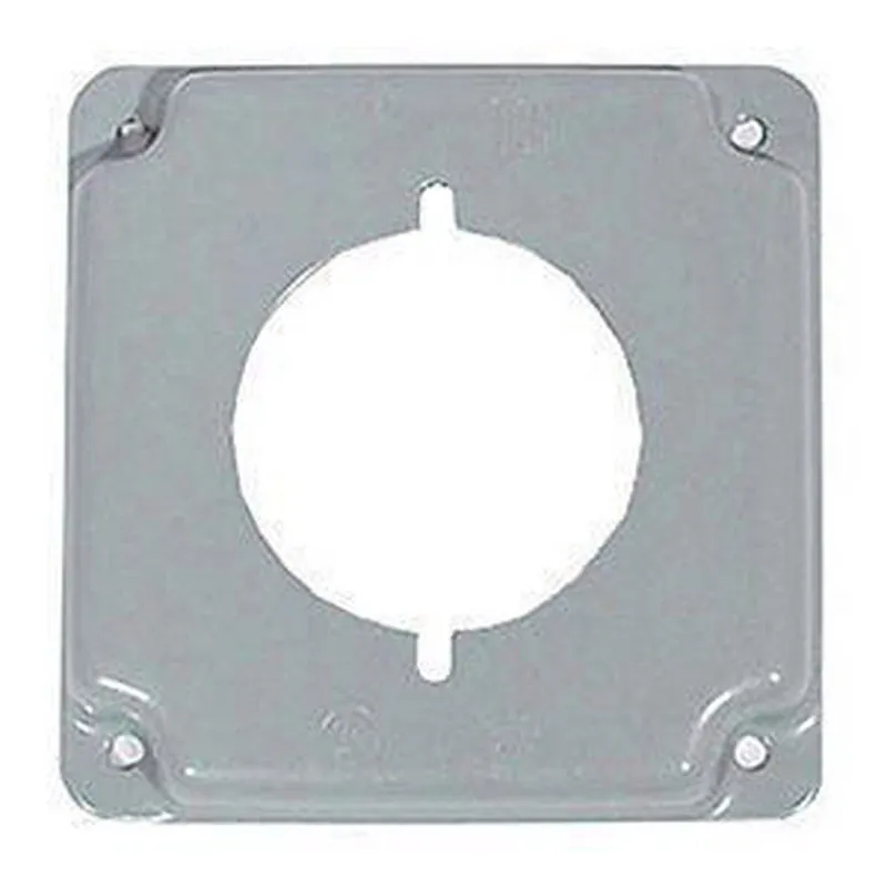 Mulberry Metal Products 11422 4 in. Steel 2.1 in. Diameter Range Dryer Receptacle Cover