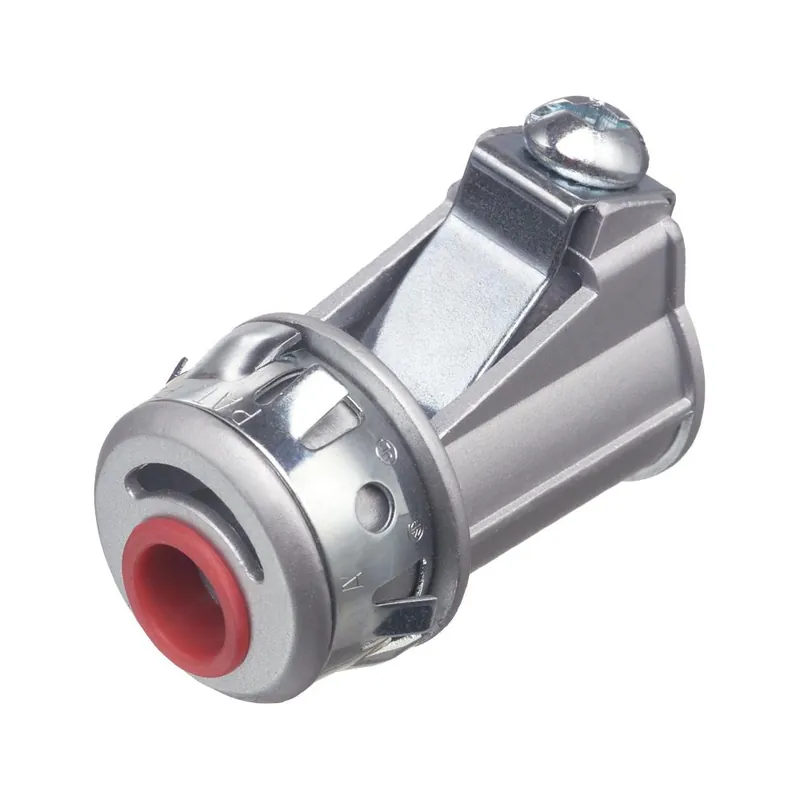 Arlington 5010AST Snap2IT Straight Cable Connector With Insulated Throat 1/2 in Trade